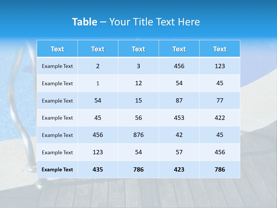 Healthy Sea Sun PowerPoint Template