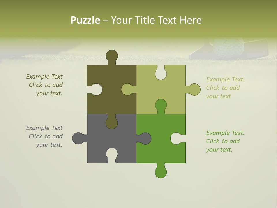 Pursuit Ball Unrecognizable PowerPoint Template