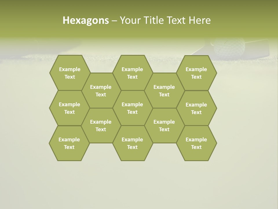 Pursuit Ball Unrecognizable PowerPoint Template