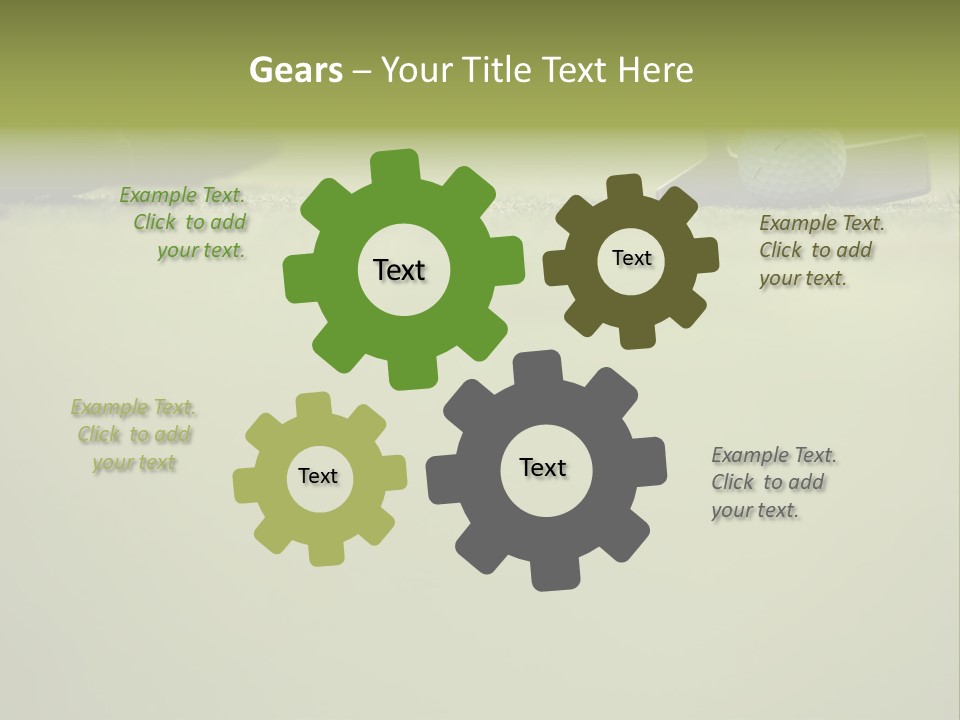 Pursuit Ball Unrecognizable PowerPoint Template