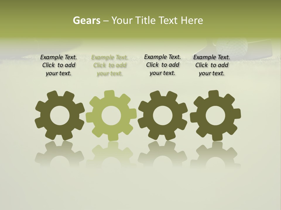 Pursuit Ball Unrecognizable PowerPoint Template