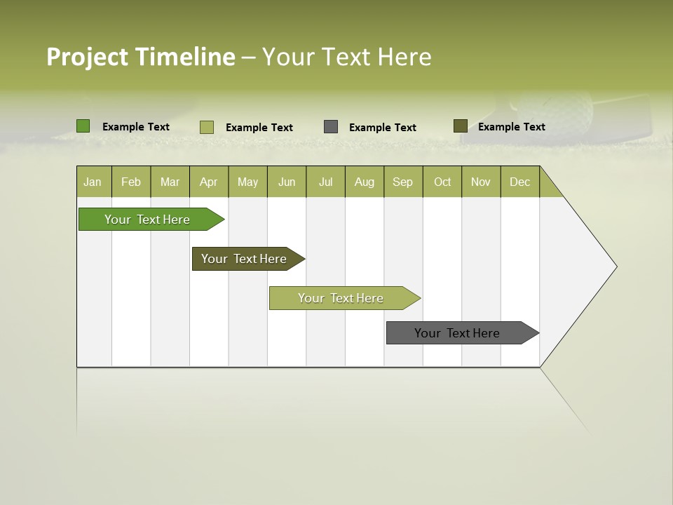 Pursuit Ball Unrecognizable PowerPoint Template