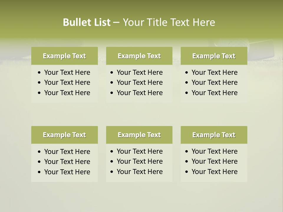 Pursuit Ball Unrecognizable PowerPoint Template