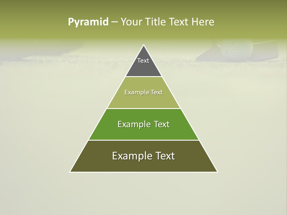 Pursuit Ball Unrecognizable PowerPoint Template