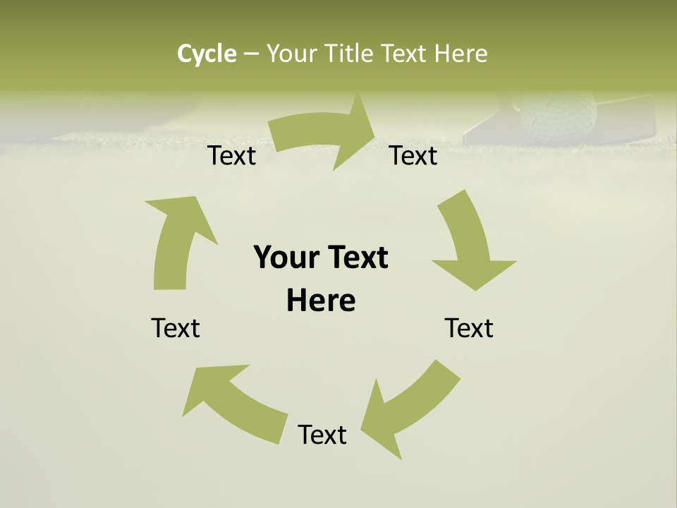 Pursuit Ball Unrecognizable PowerPoint Template