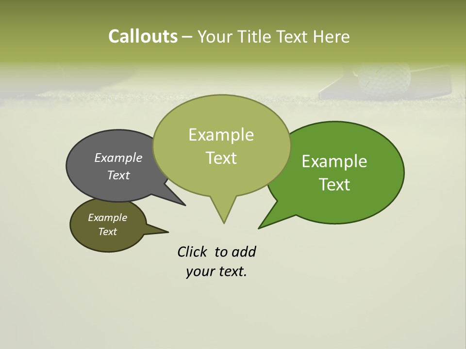 Pursuit Ball Unrecognizable PowerPoint Template