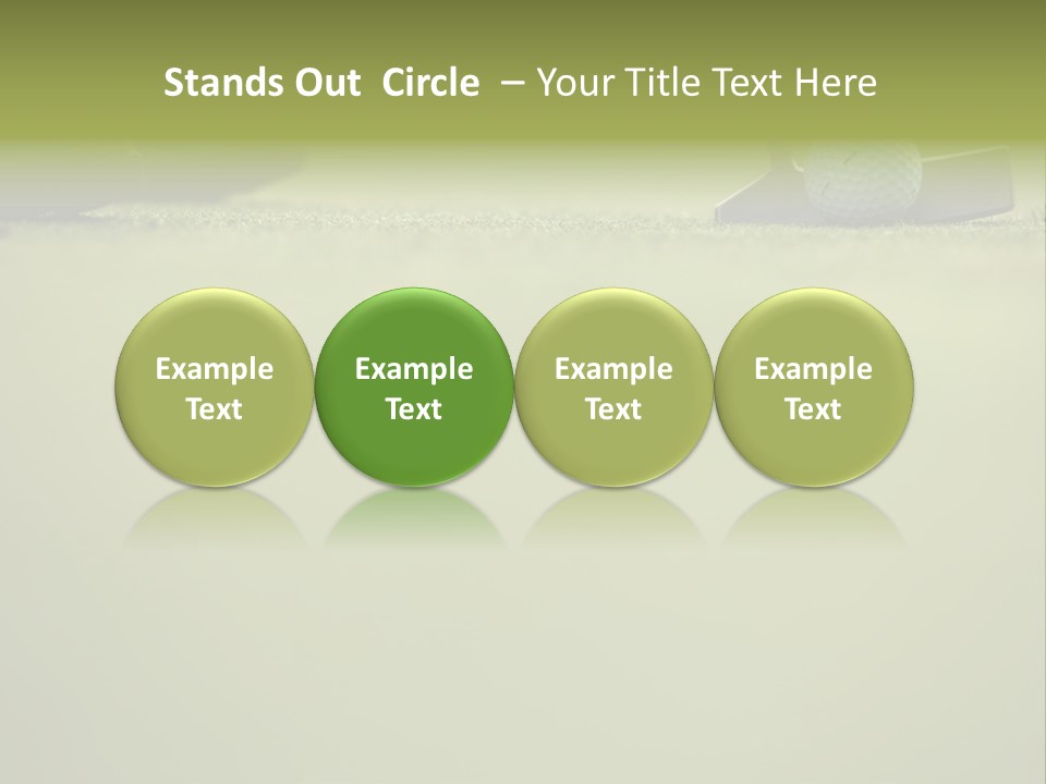 Pursuit Ball Unrecognizable PowerPoint Template