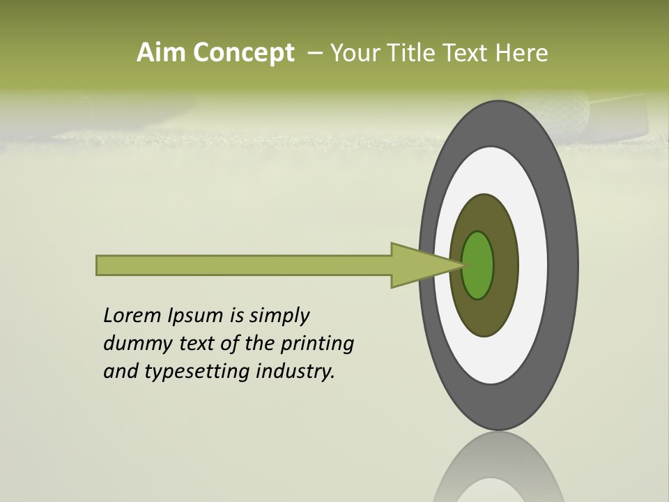 Pursuit Ball Unrecognizable PowerPoint Template