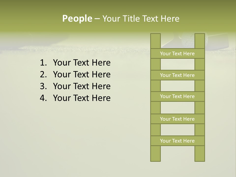 Pursuit Ball Unrecognizable PowerPoint Template