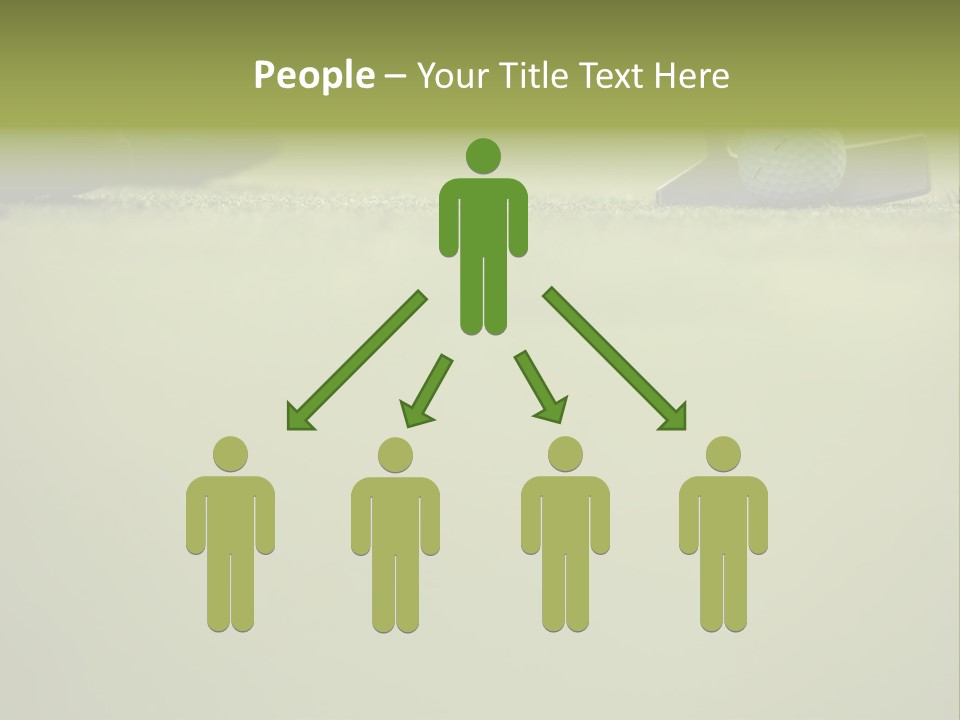 Pursuit Ball Unrecognizable PowerPoint Template