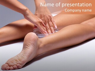 Heel Arms Fingers PowerPoint Template
