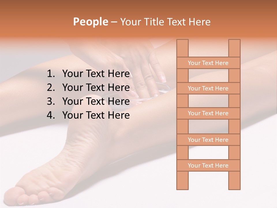 Heel Arms Fingers PowerPoint Template