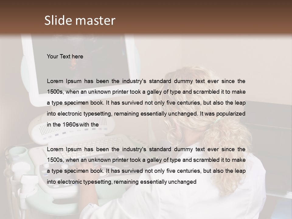 Device Young Care PowerPoint Template