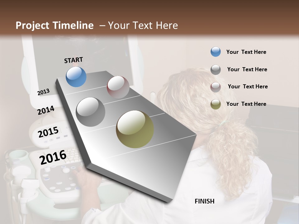 Device Young Care PowerPoint Template