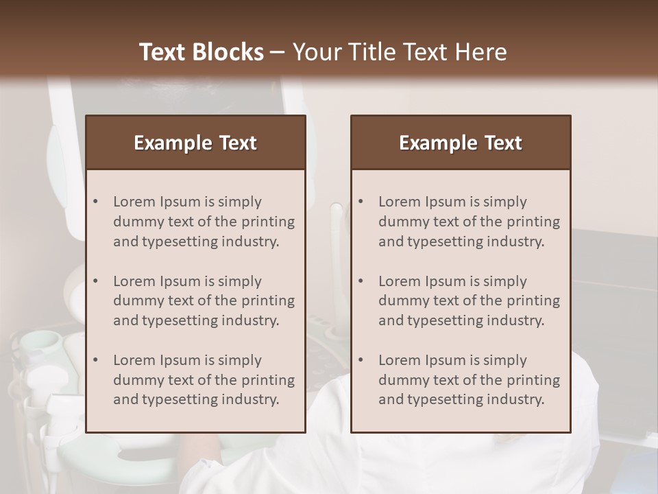 Device Young Care PowerPoint Template