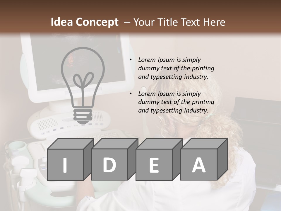Device Young Care PowerPoint Template