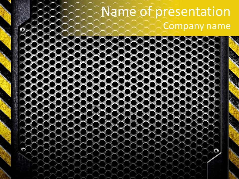 Bracket Dot Plate PowerPoint Template