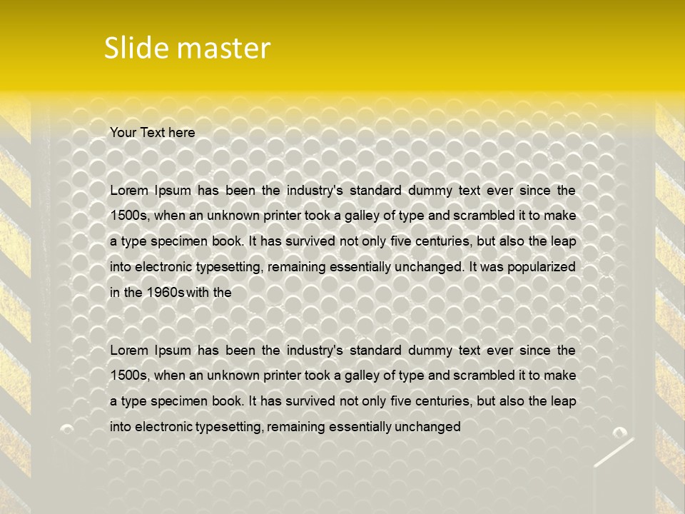 Bracket Dot Plate PowerPoint Template