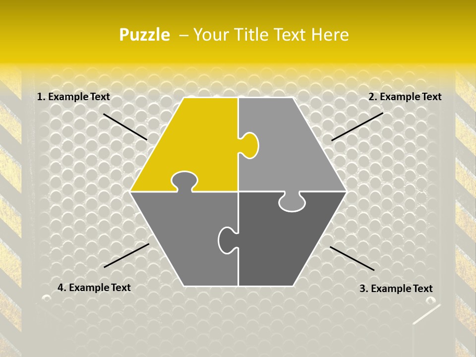 Bracket Dot Plate PowerPoint Template