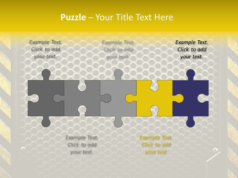 Bracket Dot Plate PowerPoint Template