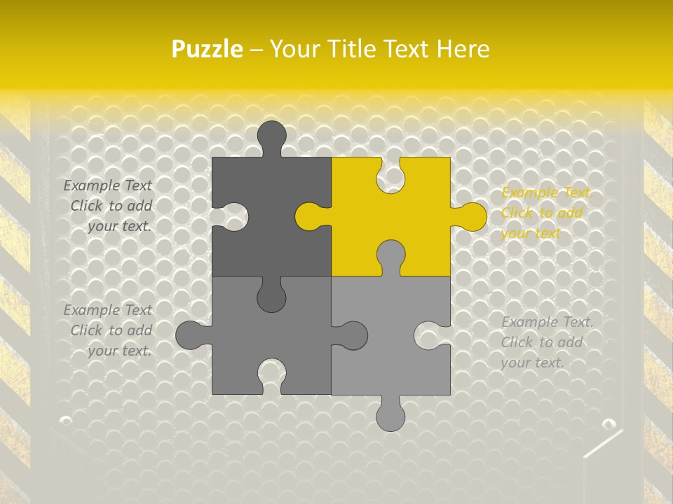 Bracket Dot Plate PowerPoint Template