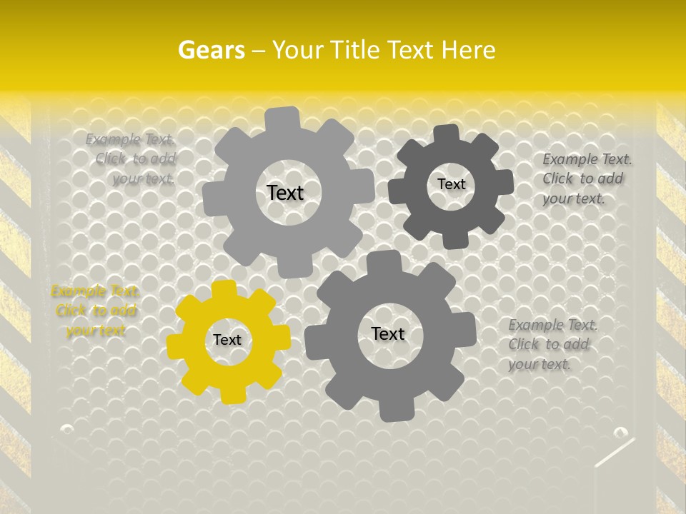 Bracket Dot Plate PowerPoint Template