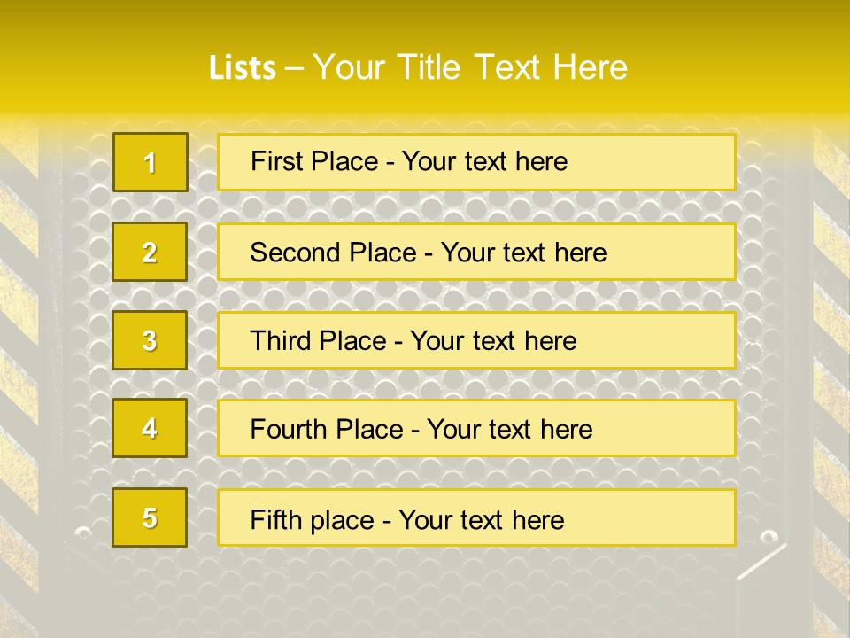 Bracket Dot Plate PowerPoint Template