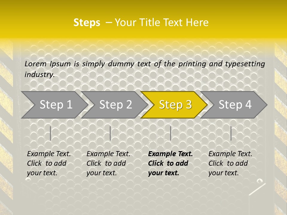 Bracket Dot Plate PowerPoint Template