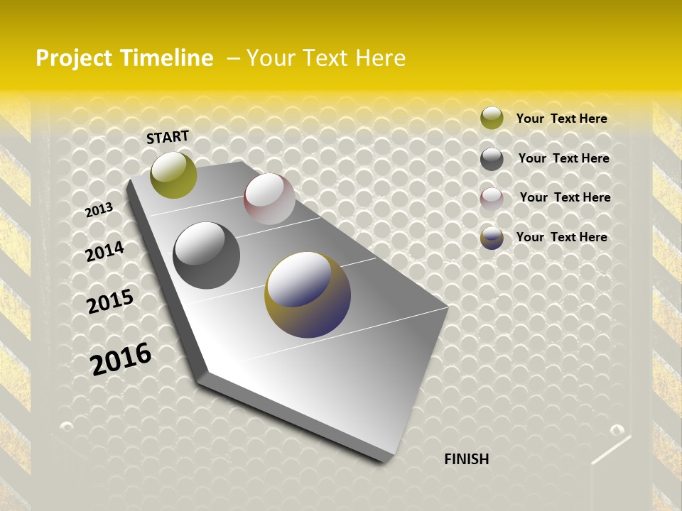 Bracket Dot Plate PowerPoint Template