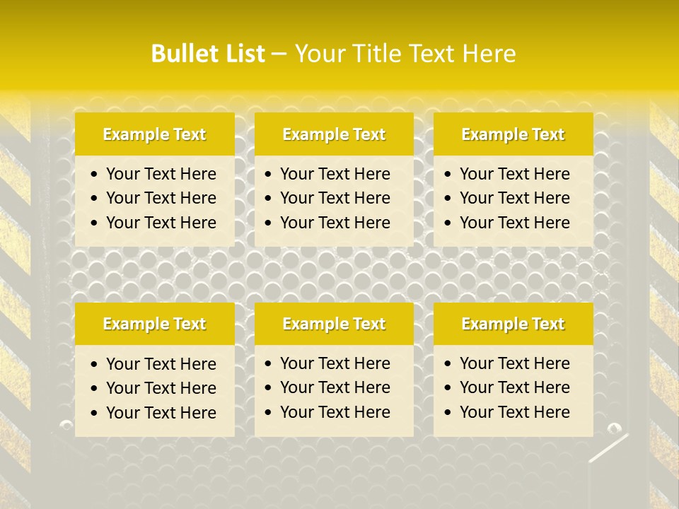 Bracket Dot Plate PowerPoint Template