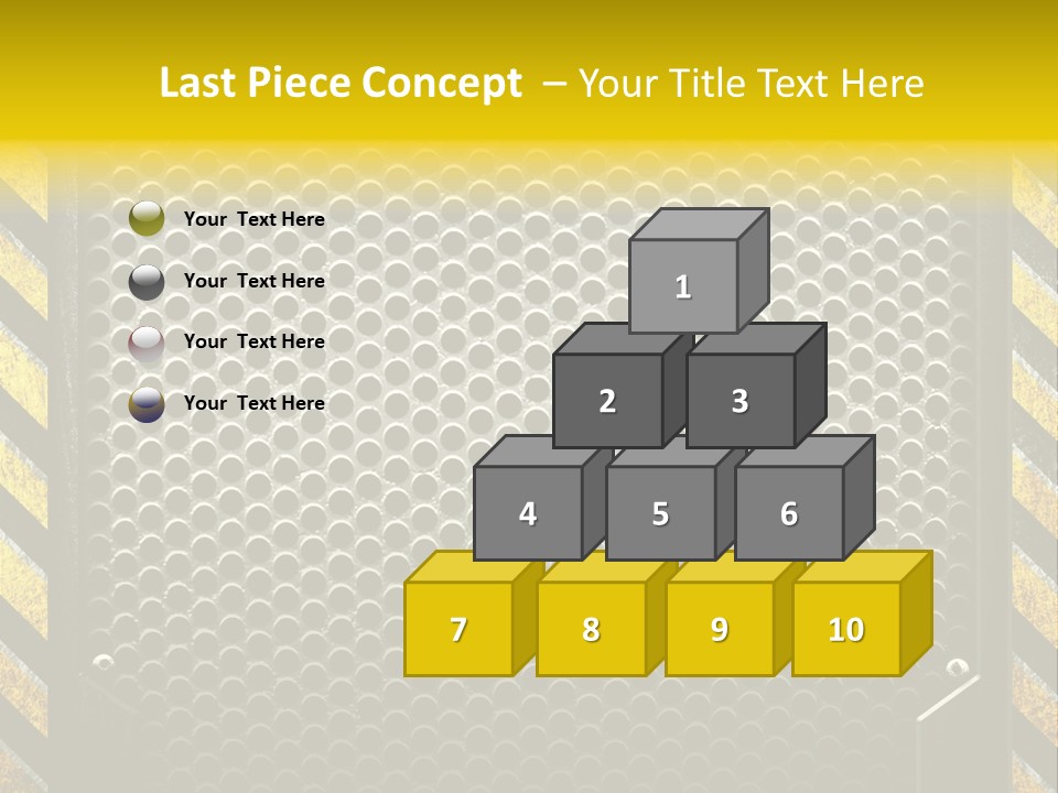 Bracket Dot Plate PowerPoint Template