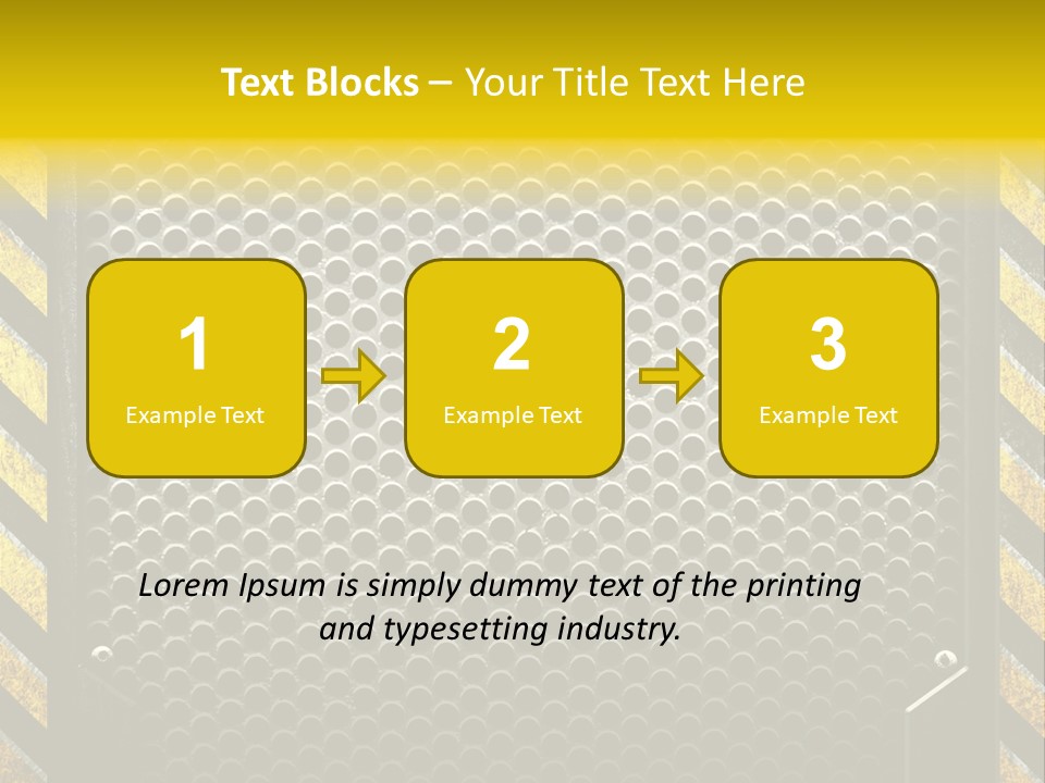Bracket Dot Plate PowerPoint Template