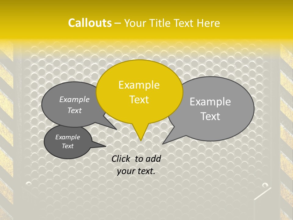 Bracket Dot Plate PowerPoint Template