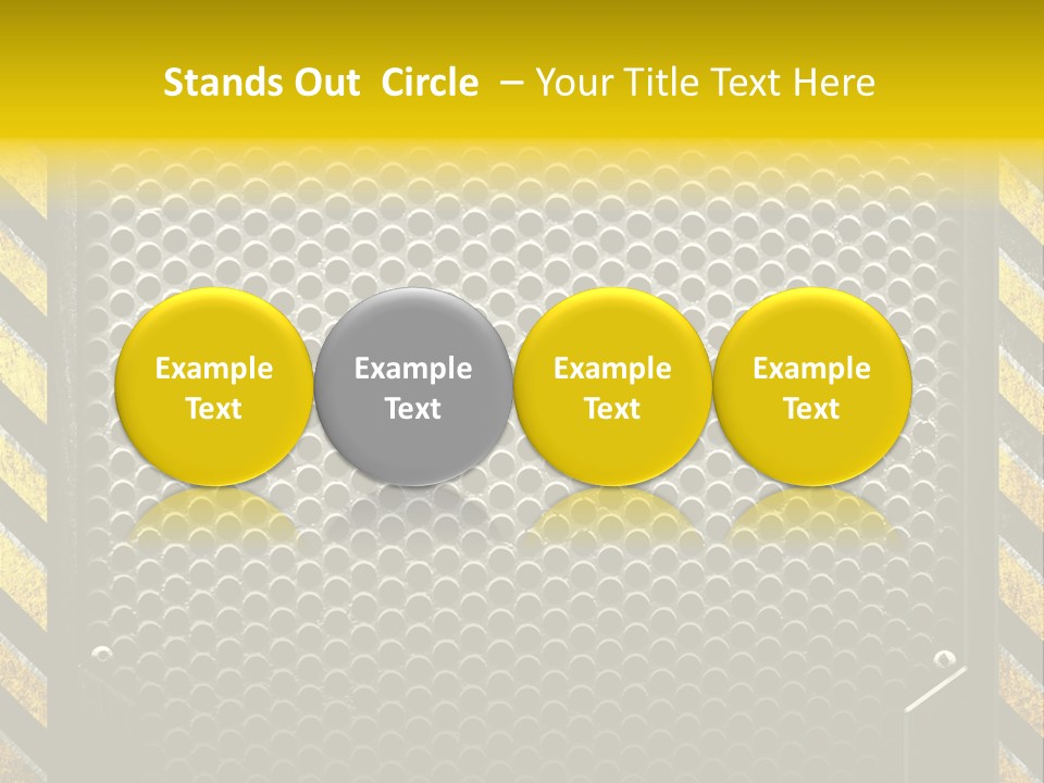 Bracket Dot Plate PowerPoint Template