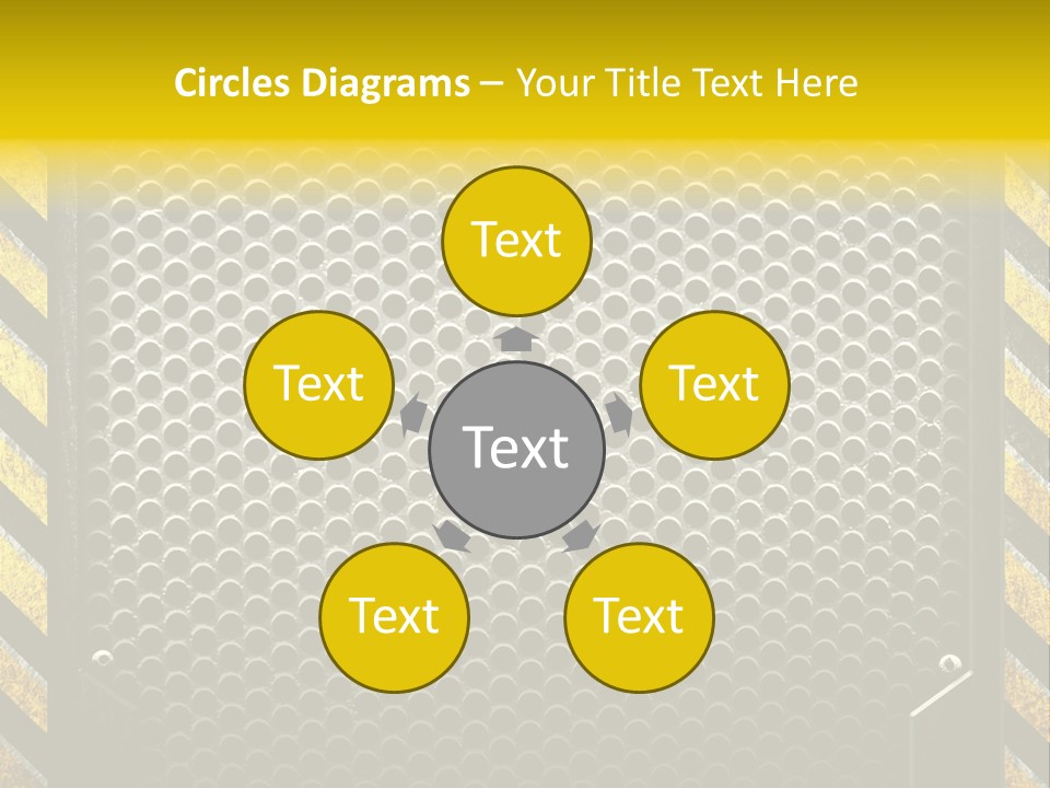 Bracket Dot Plate PowerPoint Template