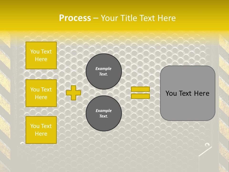 Bracket Dot Plate PowerPoint Template
