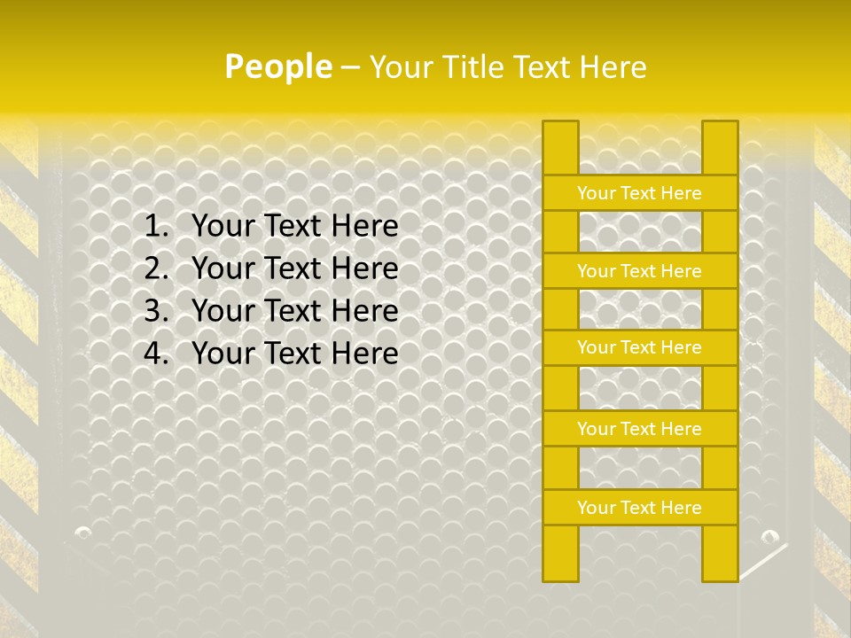 Bracket Dot Plate PowerPoint Template