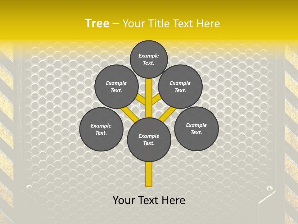 Bracket Dot Plate PowerPoint Template