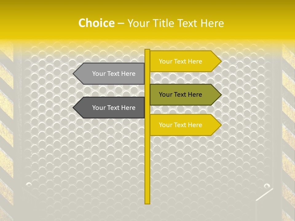 Bracket Dot Plate PowerPoint Template