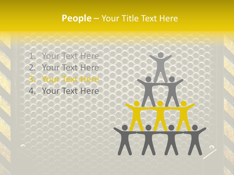 Bracket Dot Plate PowerPoint Template
