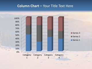 Background Wintry Sunlight PowerPoint Template