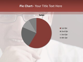 Smiling Executive Closeup PowerPoint Template