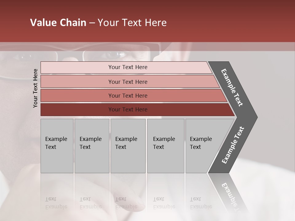 Smiling Executive Closeup PowerPoint Template