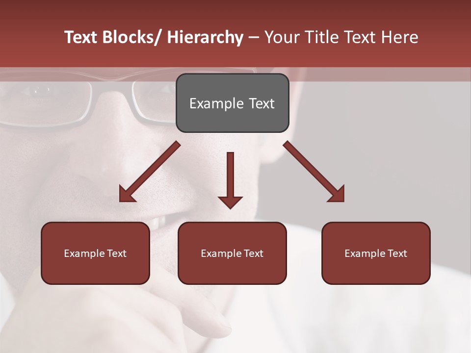 Smiling Executive Closeup PowerPoint Template