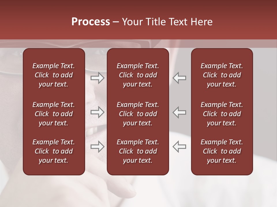 Smiling Executive Closeup PowerPoint Template