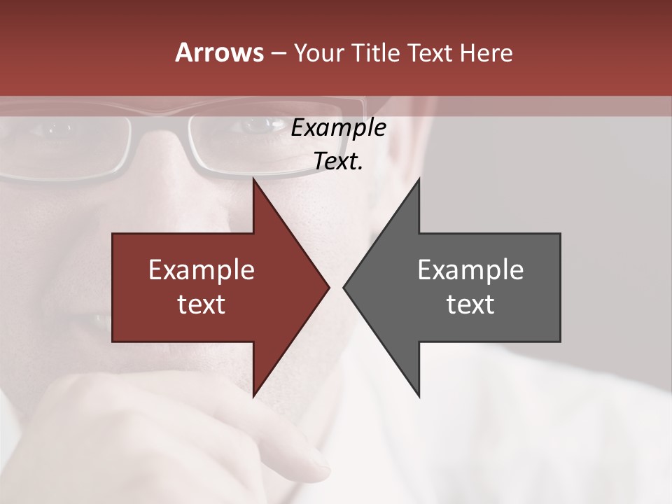 Smiling Executive Closeup PowerPoint Template