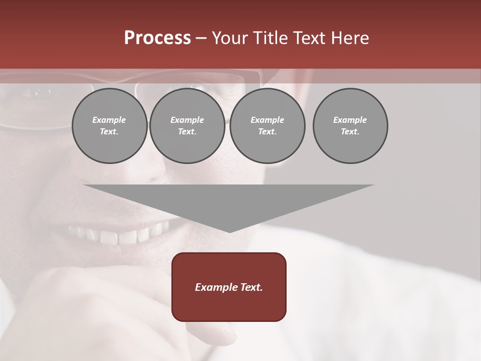 Smiling Executive Closeup PowerPoint Template