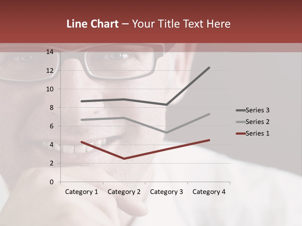 Smiling Executive Closeup PowerPoint Template