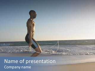 Full Person Rope PowerPoint Template