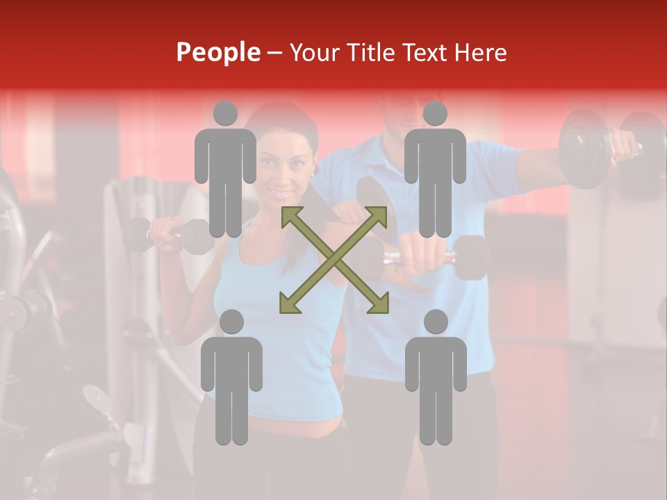 Friends Handsome Recreation PowerPoint Template